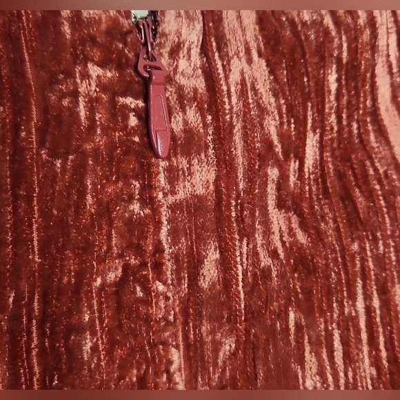 ADELYN RAE Priscilla Wrap Dress Faux Wrap Velvet Minidress - Picture 10 of 10